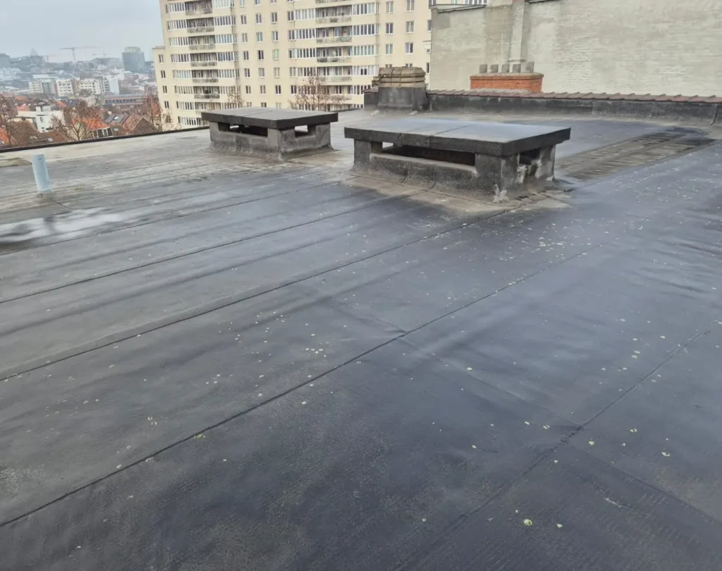 Rénovation de toiture plate à Jette Bruxelles