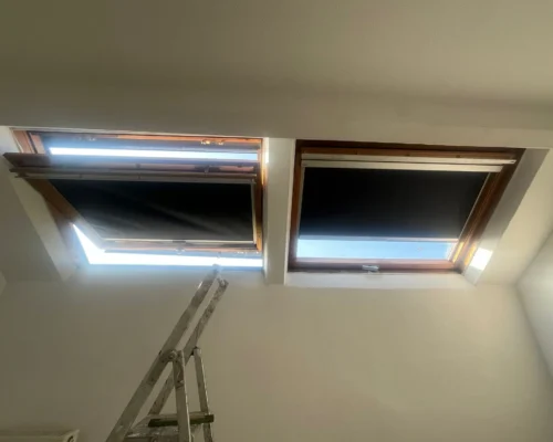 Pose de Velux terminée (après travaux) à Jette (Bruxelles)