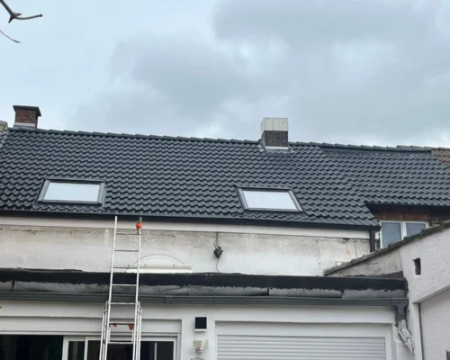 Rénovation de toiture terminée (après travaux) à Woluwe-Saint-Pierre (Bruxelles)